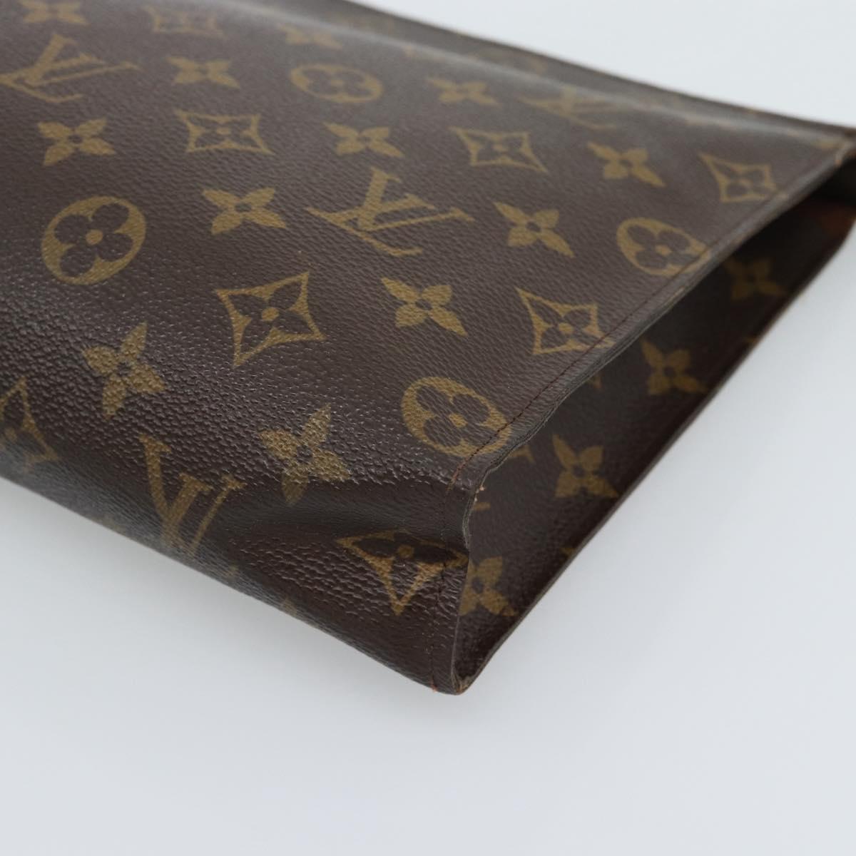 LOUIS VUITTON Monogram Poche Toilette 26 Pouch M47542 LV Auth 192767A