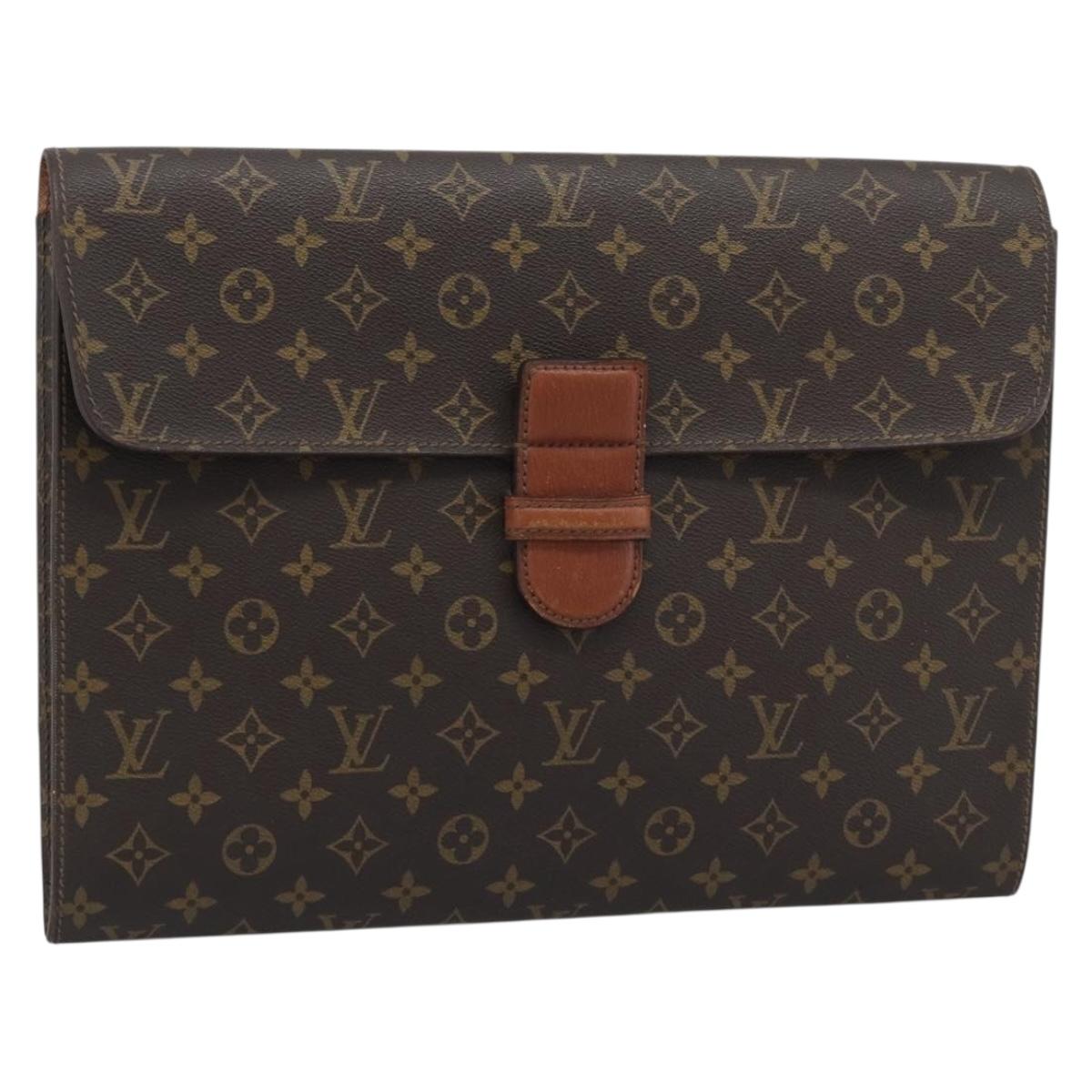 LOUIS VUITTON Monogram Posh Ministor Briefcase M53445 LV Auth 192773