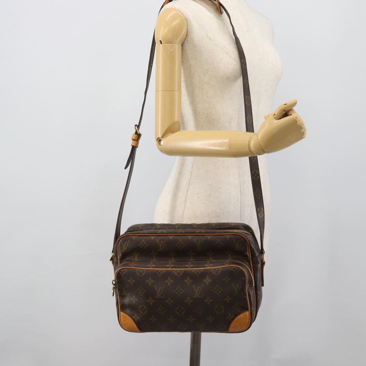 LOUIS VUITTON Monogram Nile Shoulder Bag M45244 LV Auth 192776A