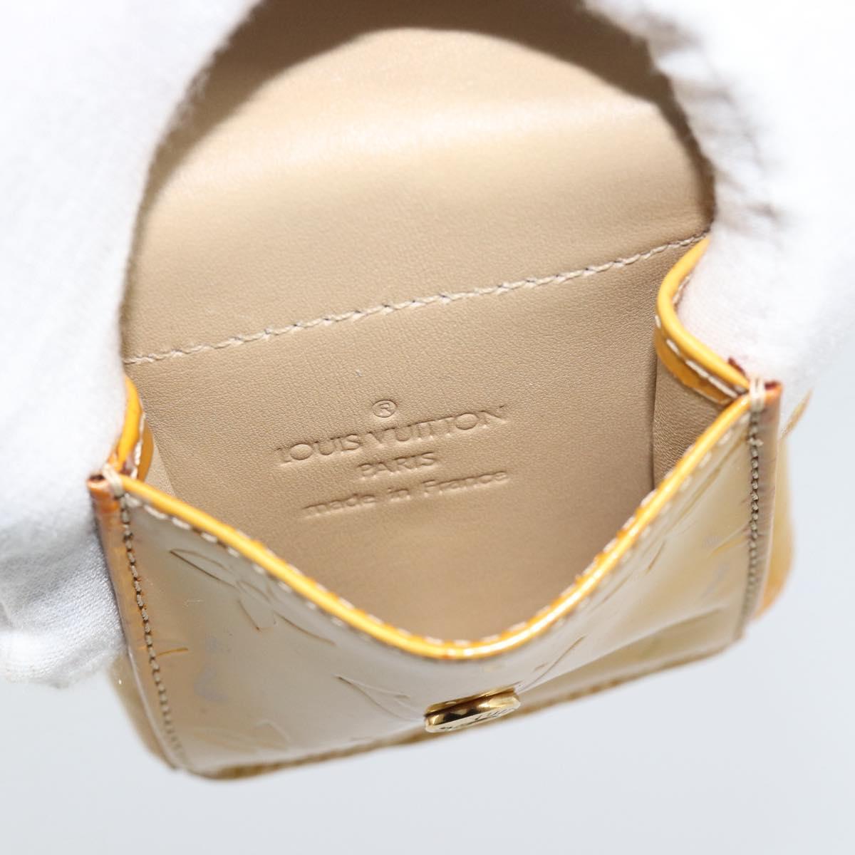 LOUIS VUITTON Monogram Vernis Lafayette Street Purse Beige M91013 LV Auth 192777
