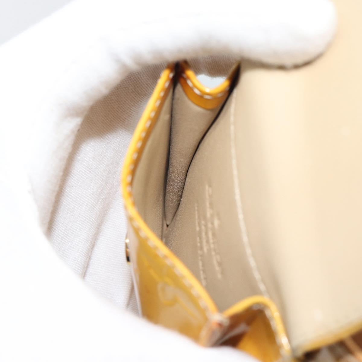 LOUIS VUITTON Monogram Vernis Lafayette Street Purse Beige M91013 LV Auth 192777