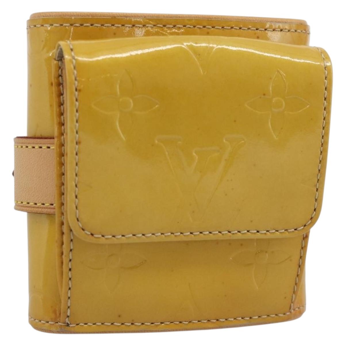 LOUIS VUITTON Monogram Vernis Lafayette Street Purse Beige M91013 LV Auth 192777