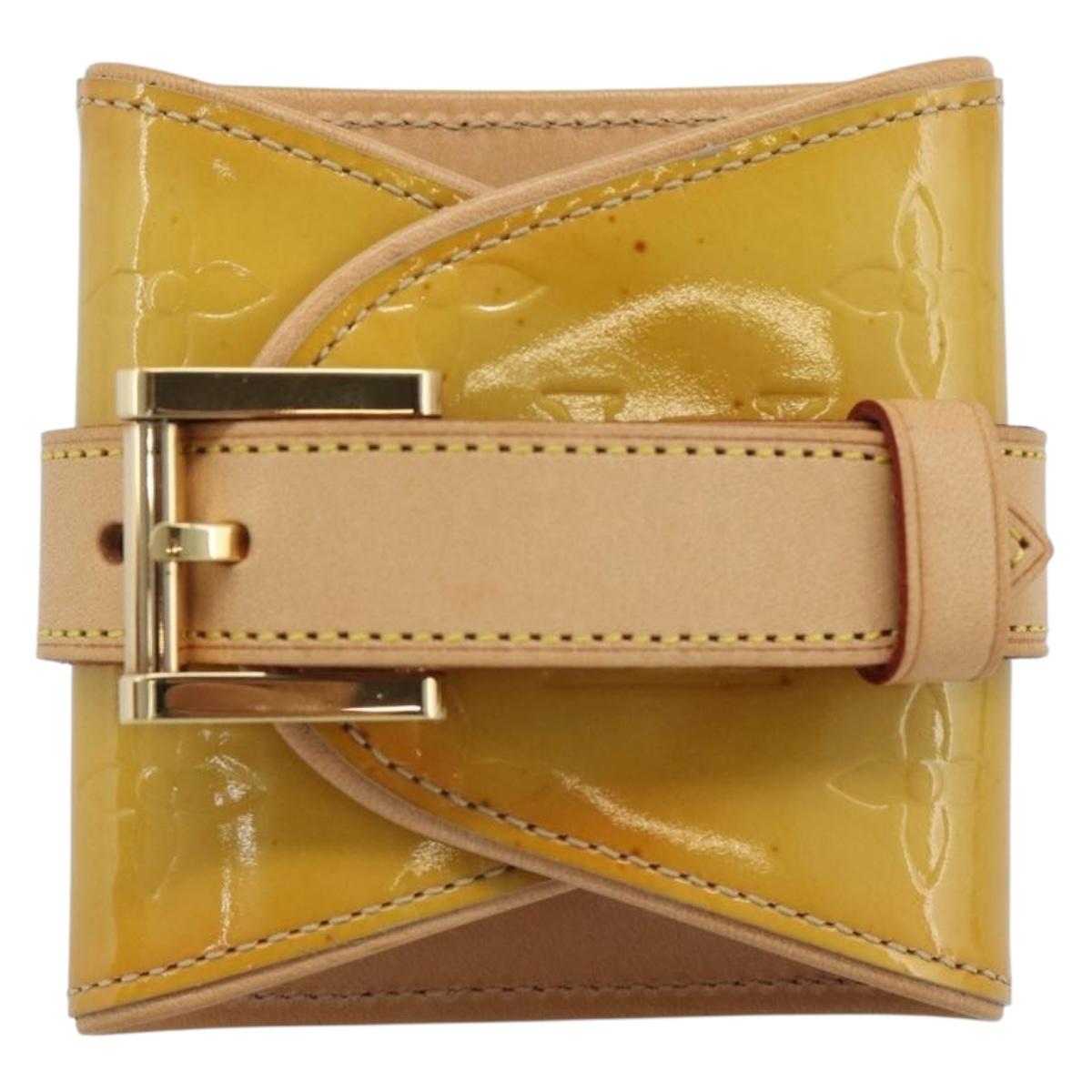 LOUIS VUITTON Monogram Vernis Lafayette Street Purse Beige M91013 LV Auth 192777