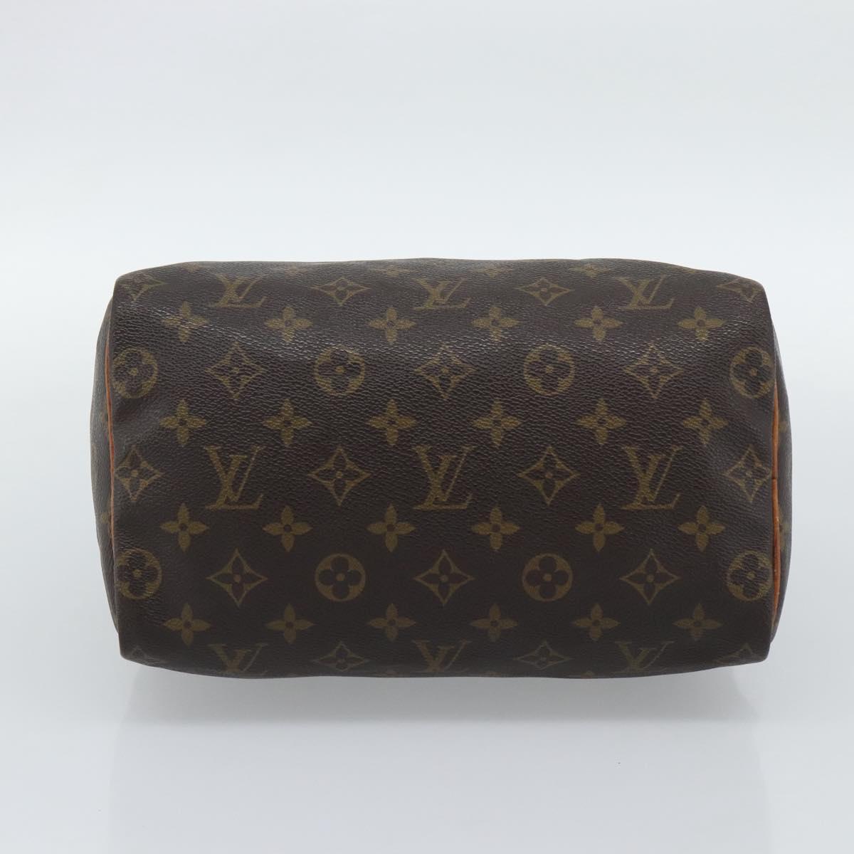 LOUIS VUITTON Monogram Speedy 25 Hand Bag M41528 LV Auth 192791
