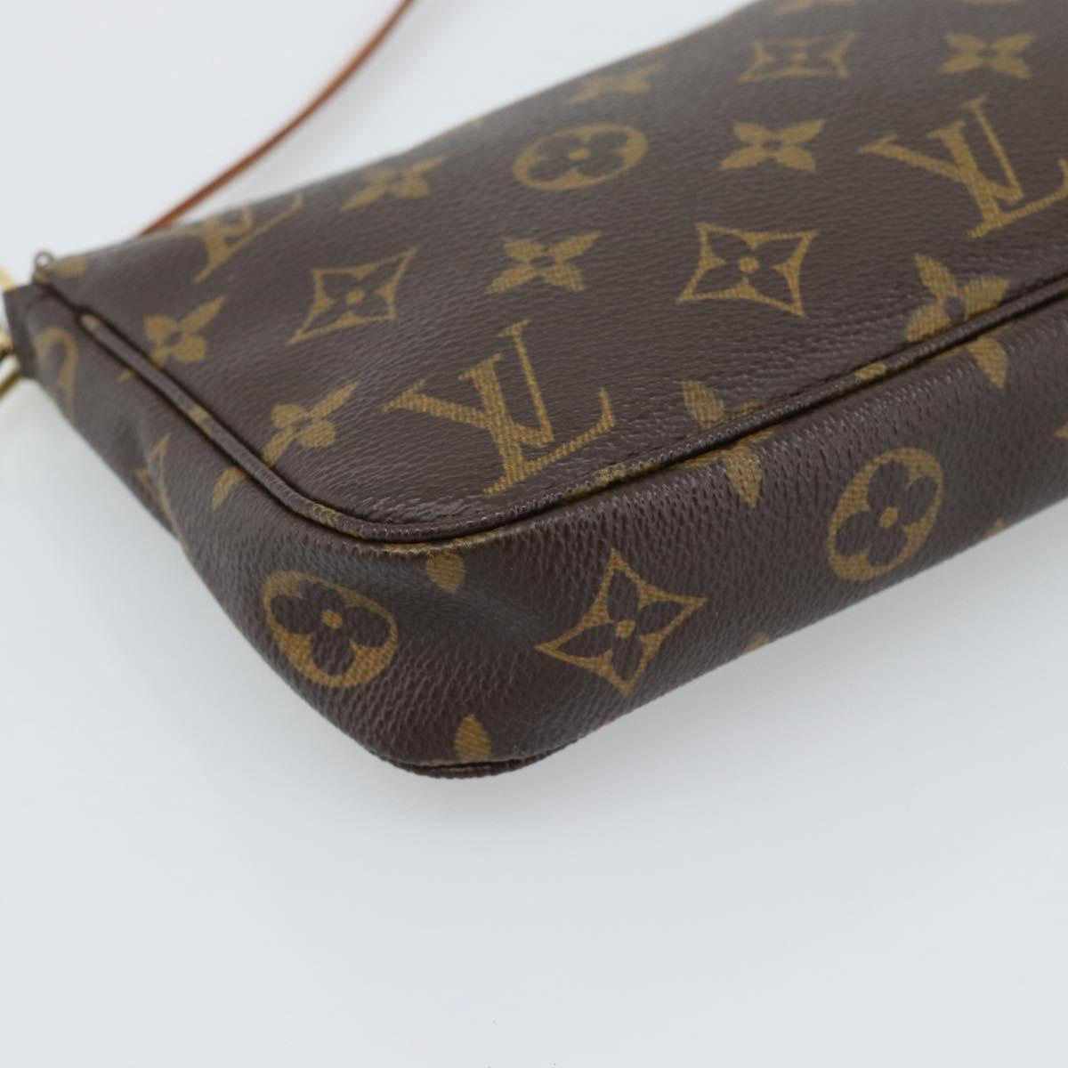 LOUIS VUITTON Monogram Pochette Accessoires Pouch M51980 LV Auth 192795