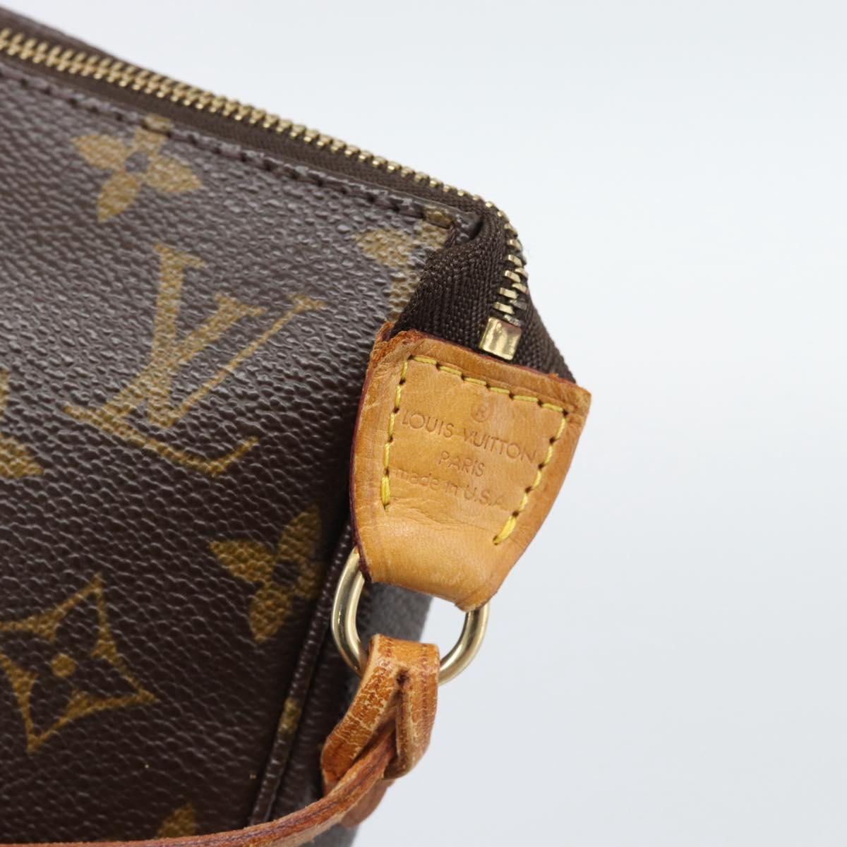 LOUIS VUITTON Monogram Pochette Accessoires Pouch M51980 LV Auth 192795