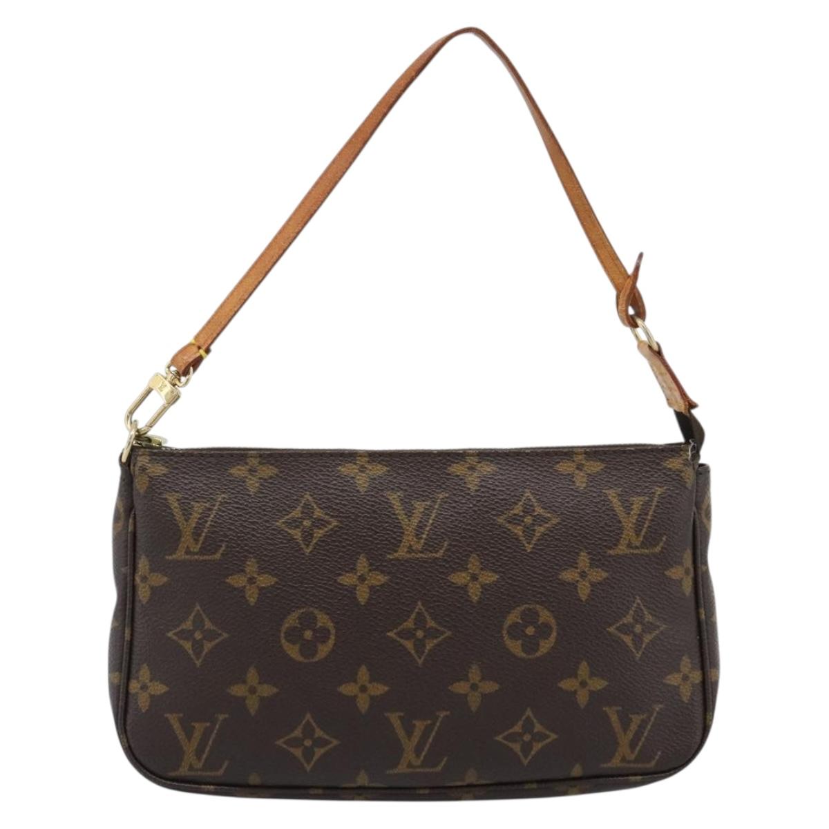 LOUIS VUITTON Monogram Pochette Accessoires Pouch M51980 LV Auth 192795
