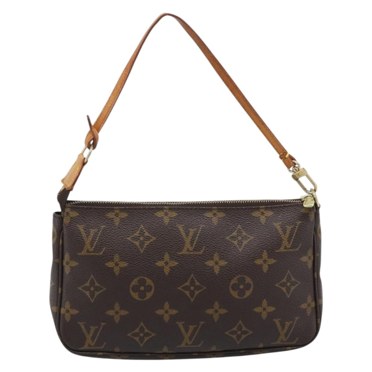 LOUIS VUITTON Monogram Pochette Accessoires Pouch M51980 LV Auth 192795