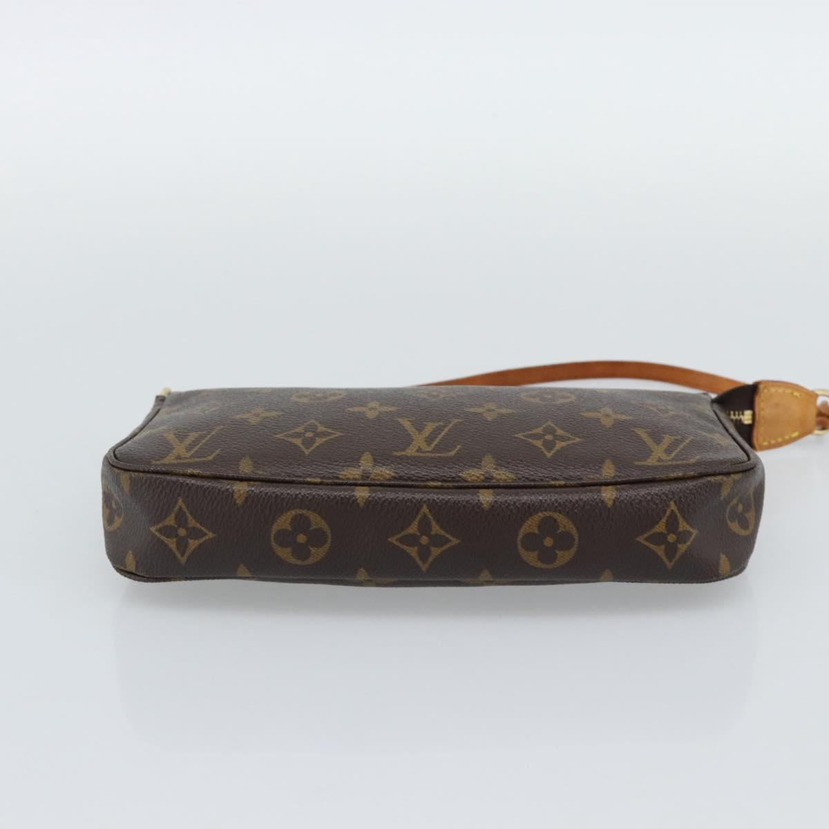 LOUIS VUITTON Monogram Pochette Accessoires Pouch M51980 LV Auth 192795