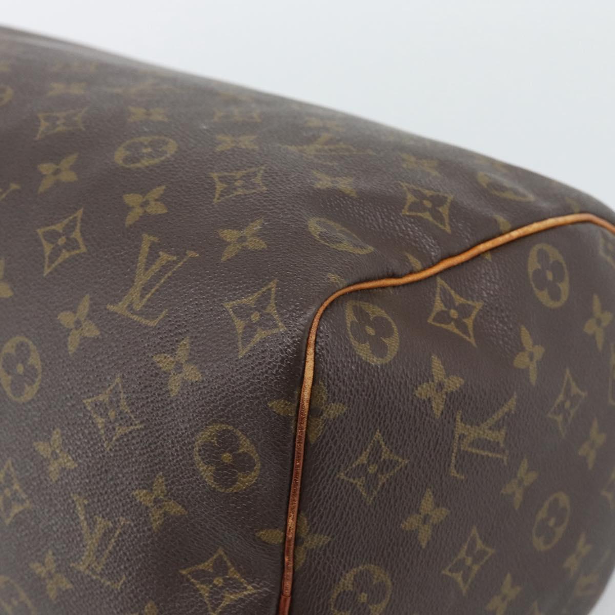 LOUIS VUITTON Monogram Speedy 35 Hand Bag M41524 LV Auth 192797