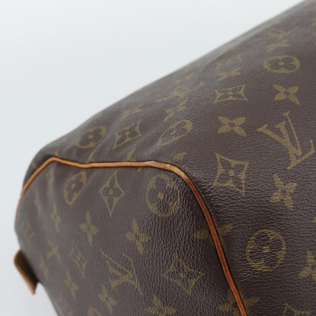 LOUIS VUITTON Monogram Speedy 35 Hand Bag M41524 LV Auth 192797