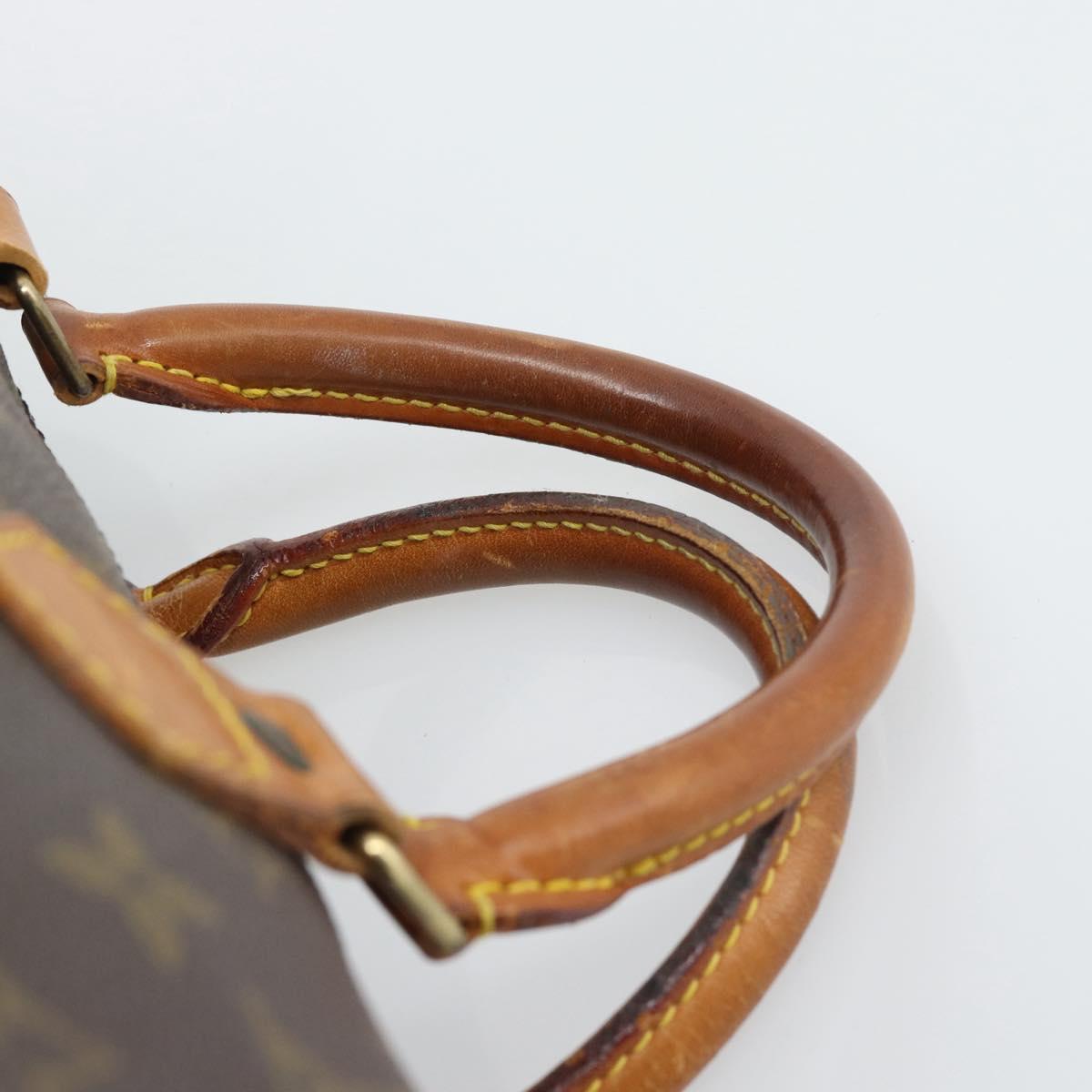 LOUIS VUITTON Monogram Speedy 35 Hand Bag M41524 LV Auth 192797