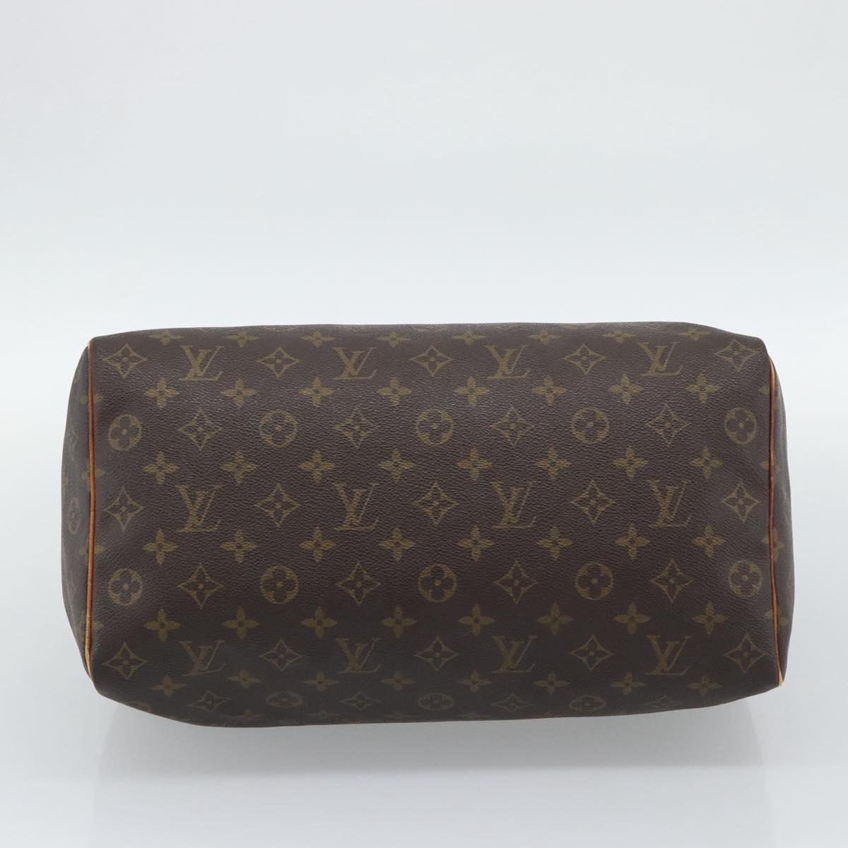 LOUIS VUITTON Monogram Speedy 35 Hand Bag M41524 LV Auth 192797