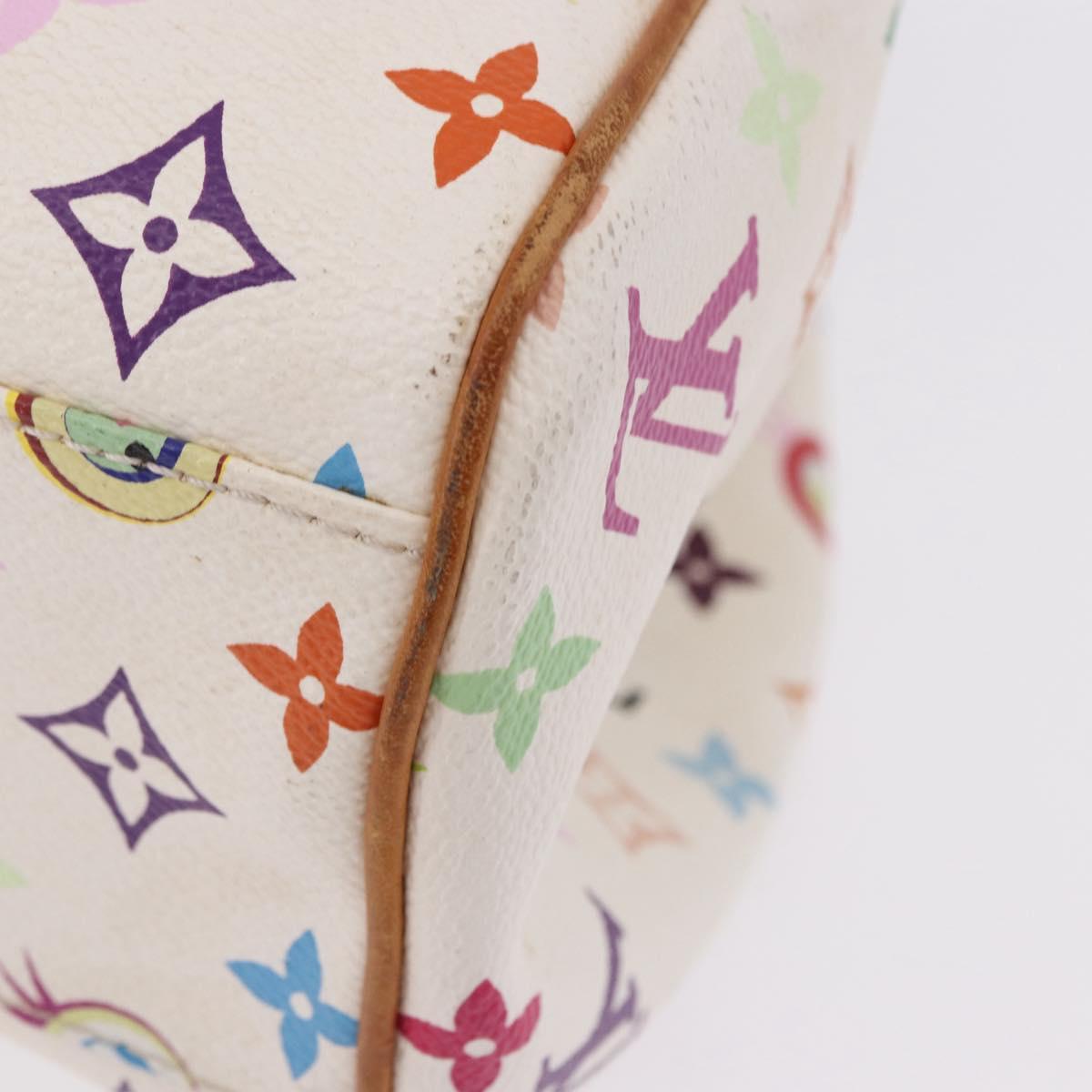 LOUIS VUITTON I Love Monogram Multicolor Sack Retro GM White M92053 Auth 192798A