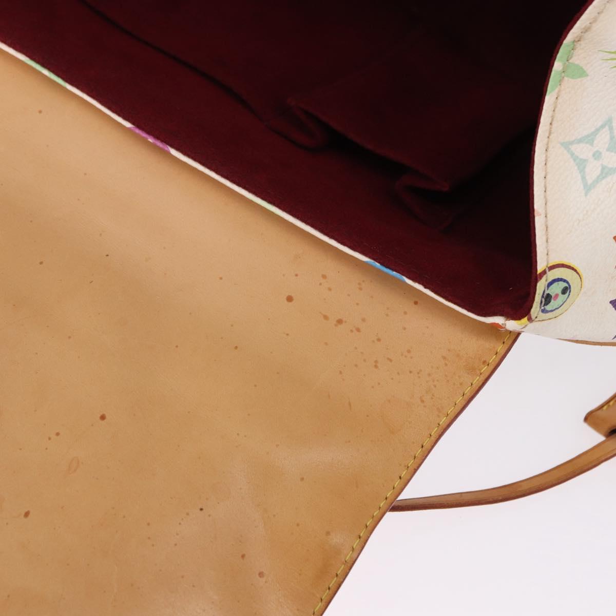 LOUIS VUITTON I Love Monogram Multicolor Sack Retro GM White M92053 Auth 192798A