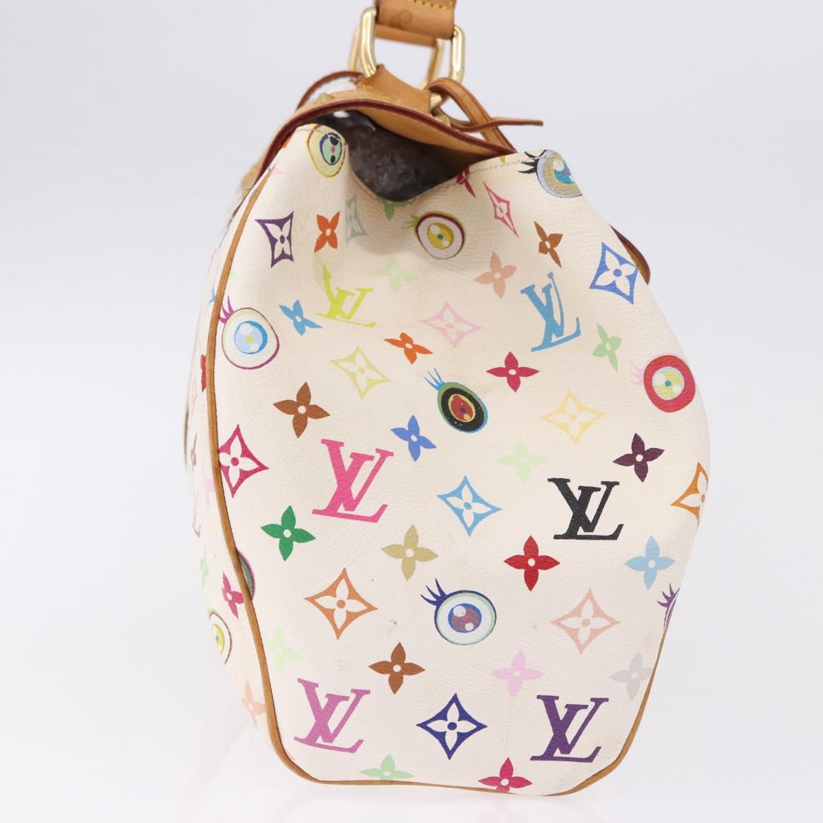 LOUIS VUITTON I Love Monogram Multicolor Sack Retro GM White M92053 Auth 192798A
