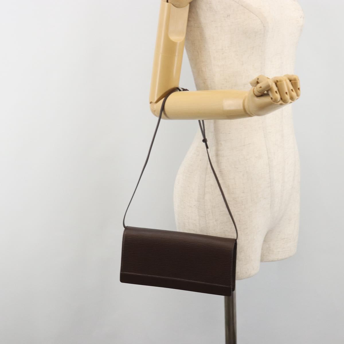 LOUIS VUITTON Epi Honfleur Shoulder Bag Mocha M5273C LV Auth 192811V