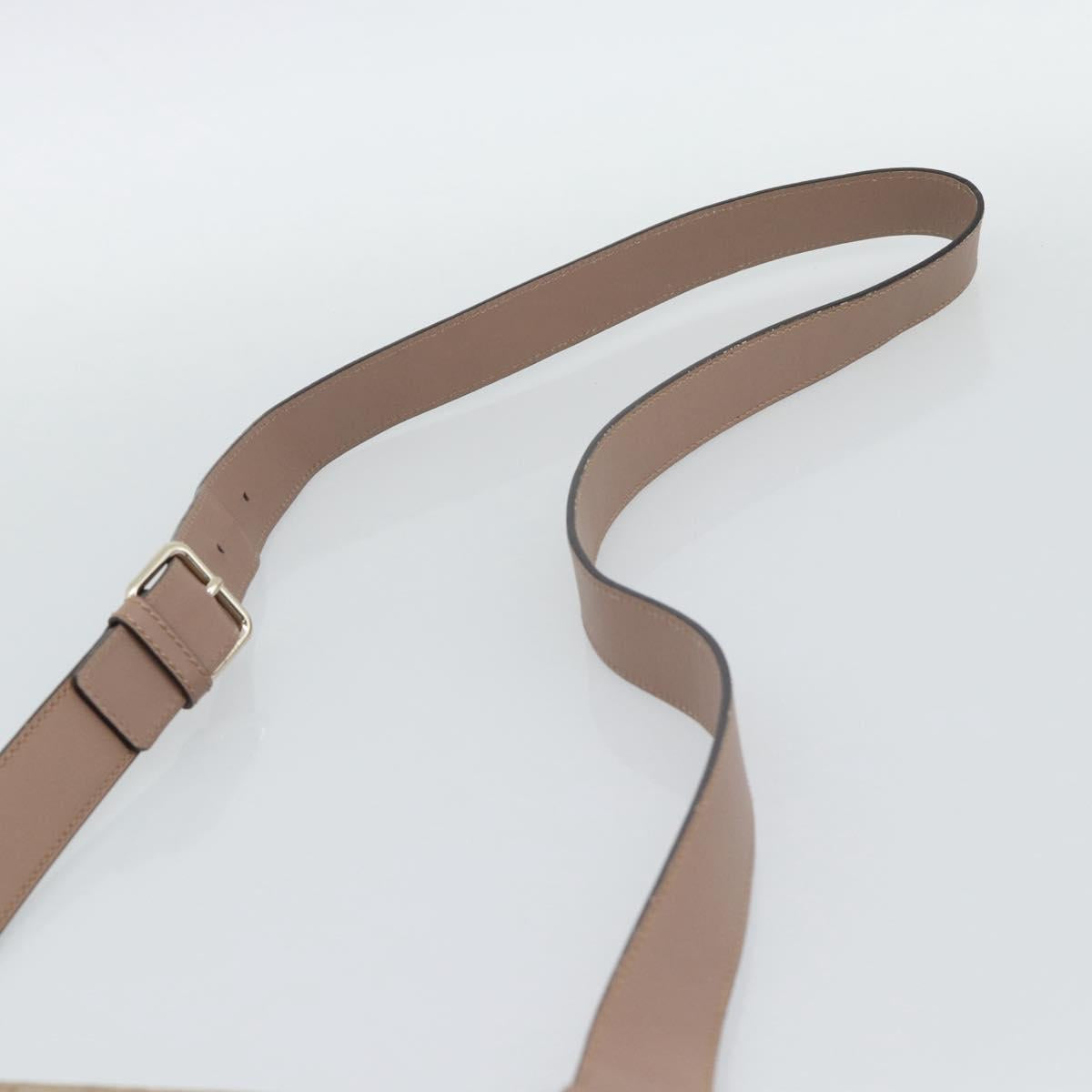 GUCCI GG Supreme Shoulder Bag PVC Leather Pink Gold Tone Auth 192818