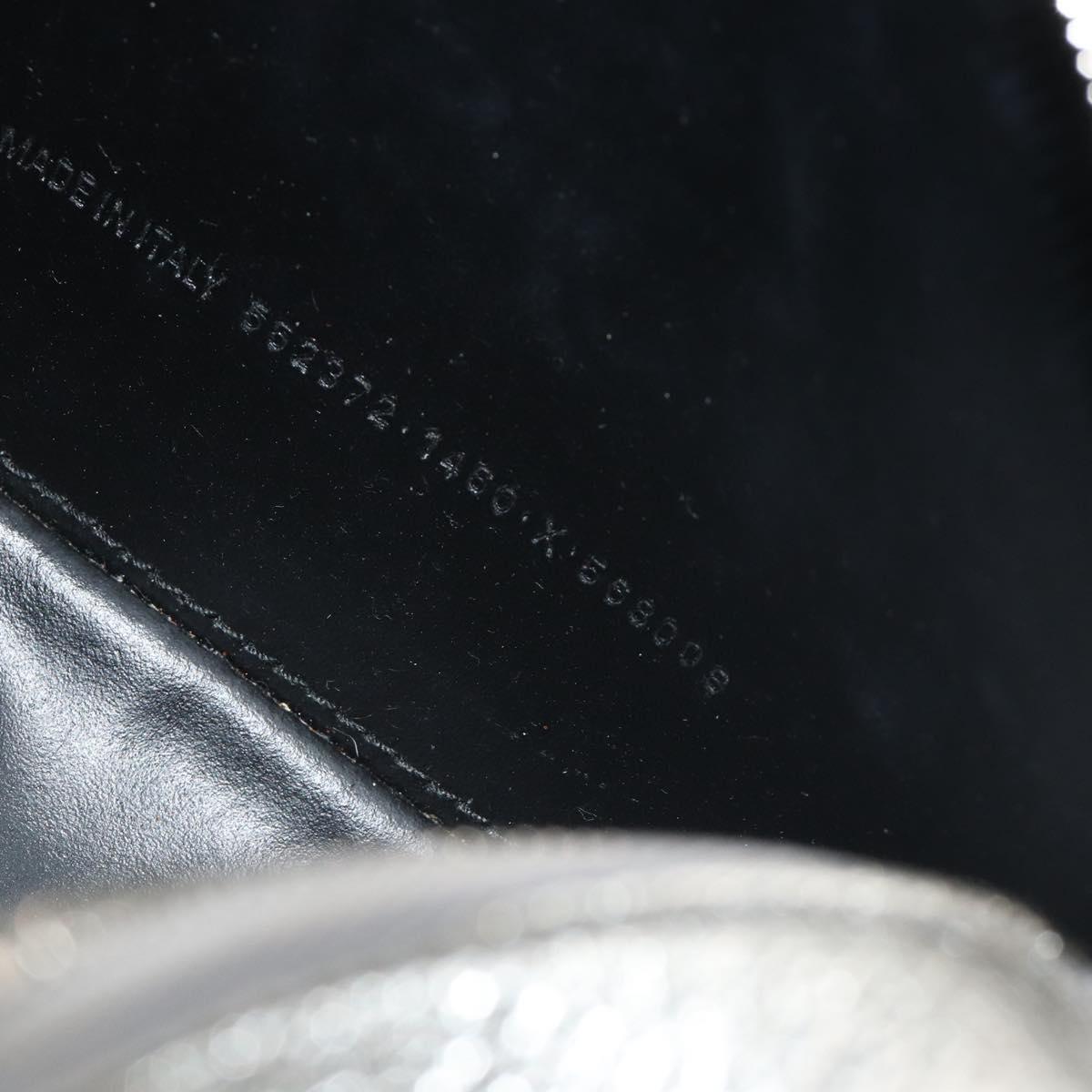 BALENCIAGA Everyday Shoulder Bag Leather Silver 552372 Auth 192828A