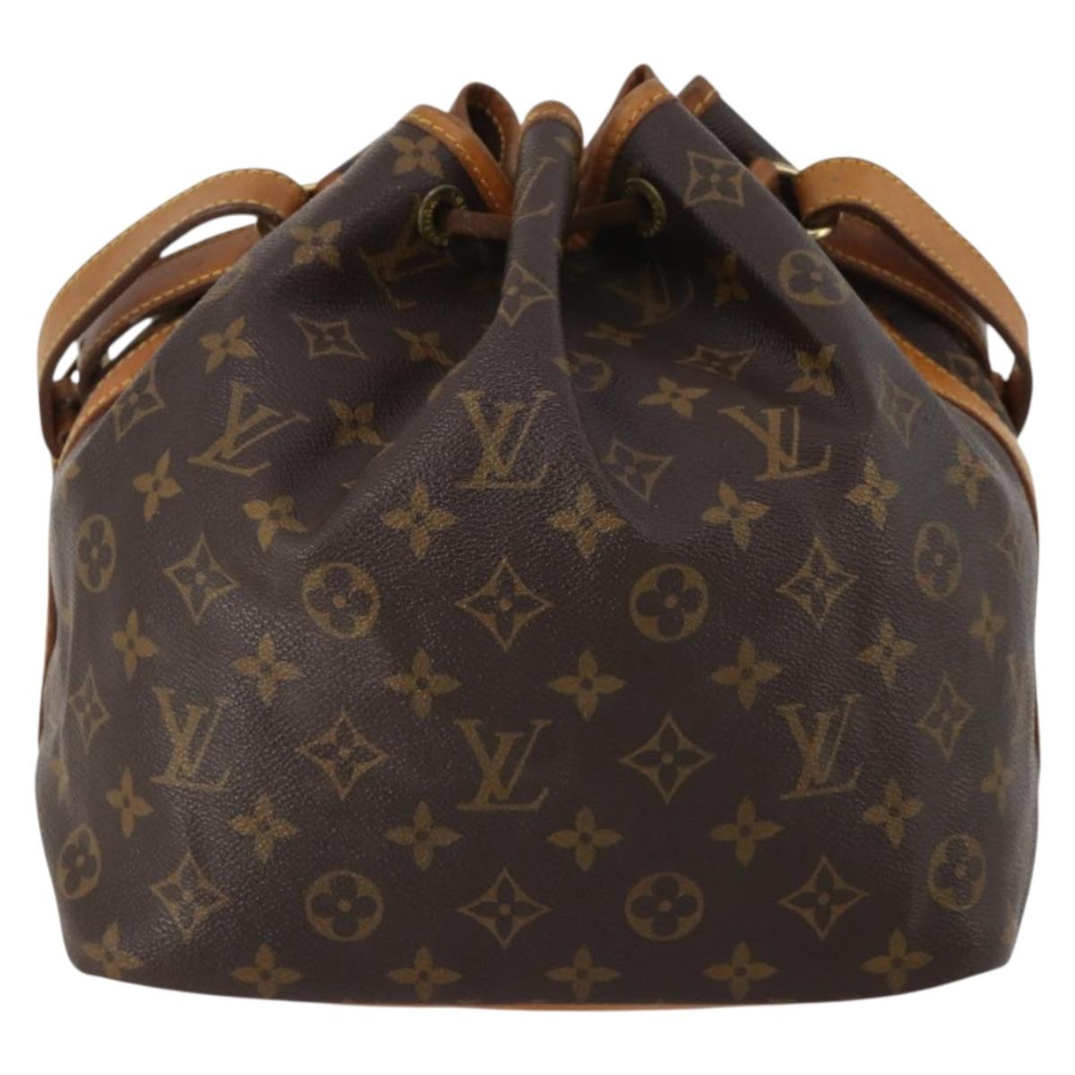 LOUIS VUITTON Monogram Petit Noe Shoulder Bag M42226 LV Auth 192831A