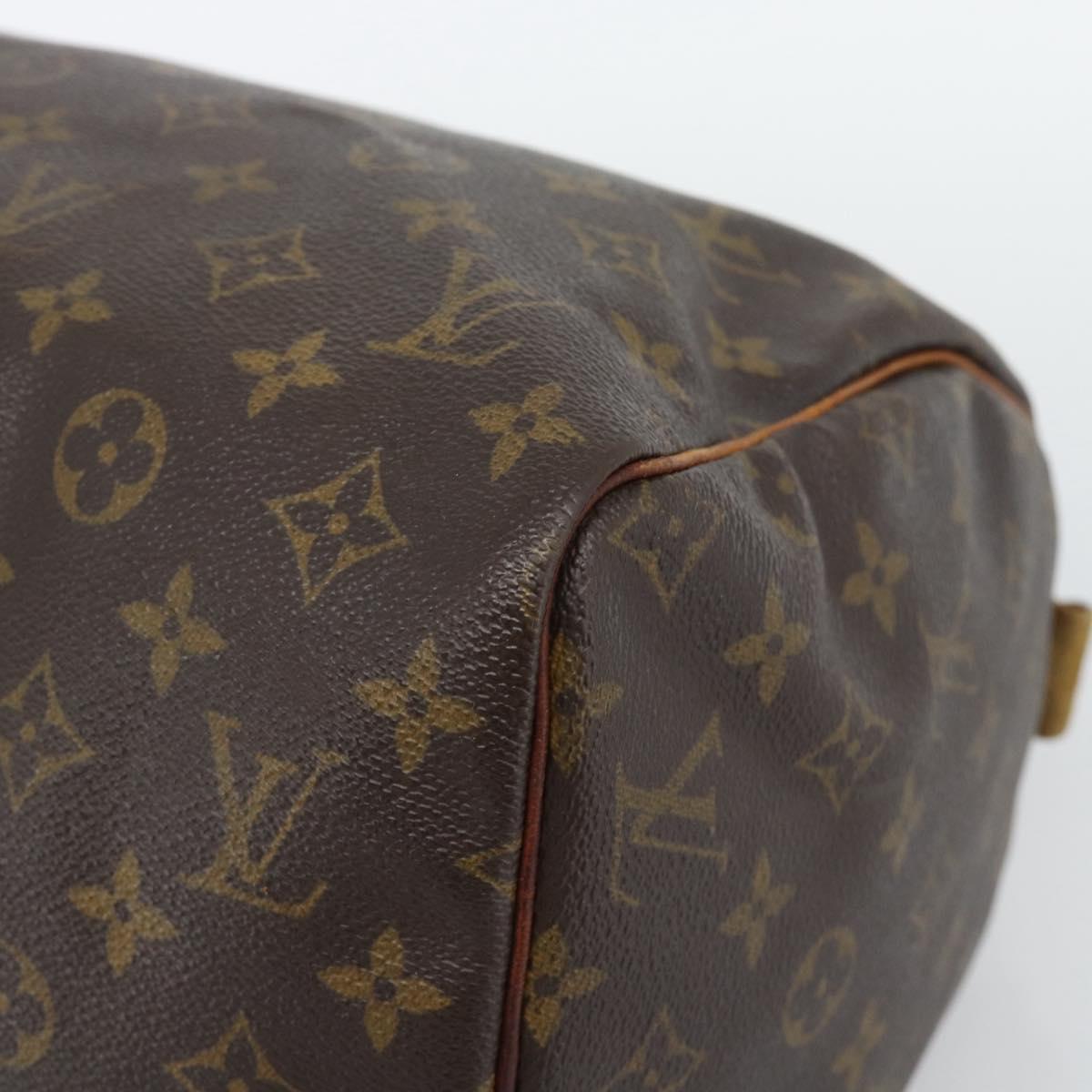 LOUIS VUITTON Monogram Speedy 30 Hand Bag M41526 LV Auth 192832