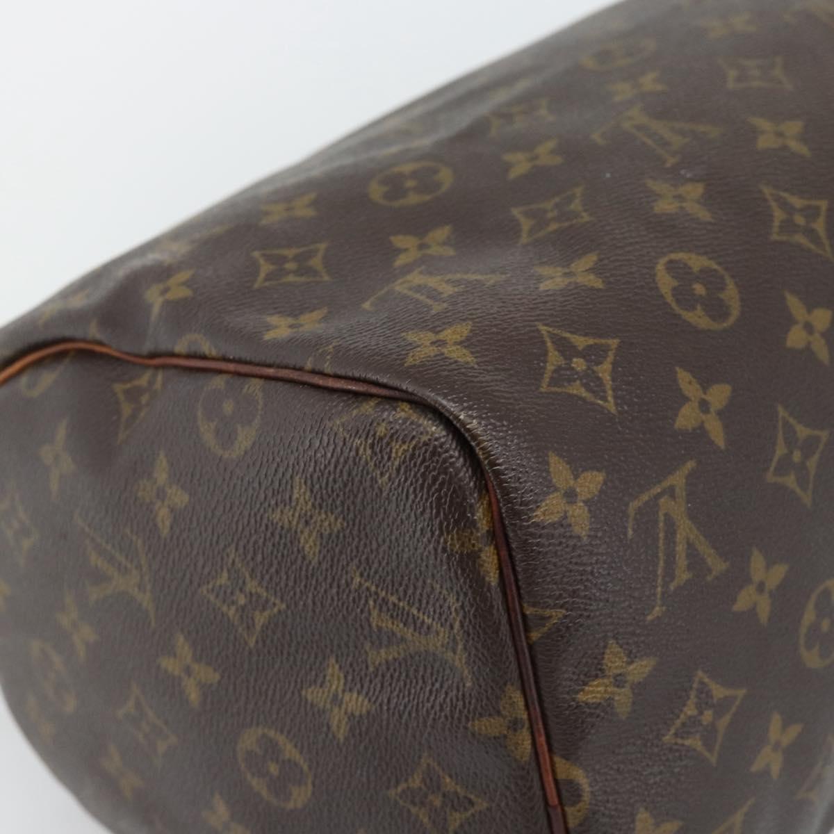 LOUIS VUITTON Monogram Speedy 30 Hand Bag M41526 LV Auth 192832