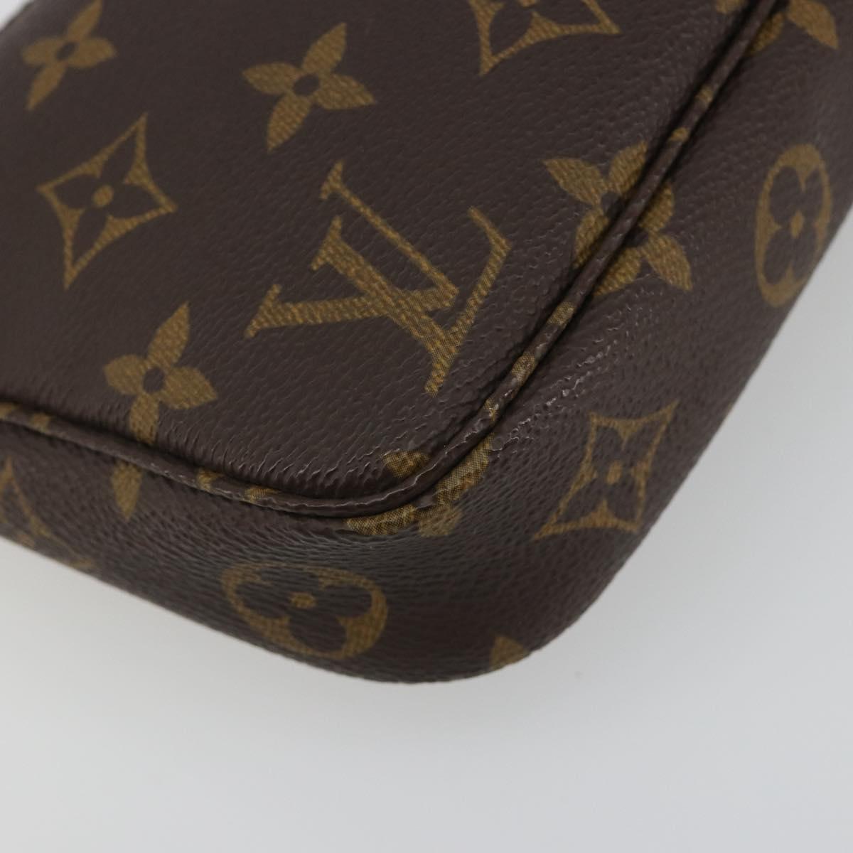 LOUIS VUITTON Monogram Pochette Accessoires Pouch M51980 LV Auth 192833V
