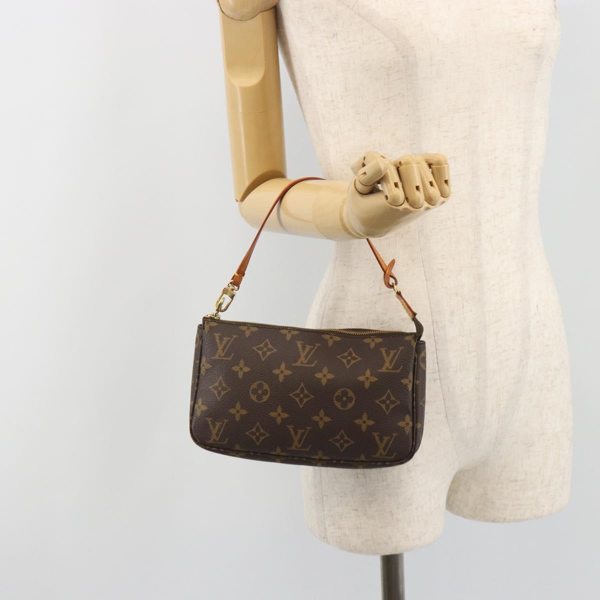 LOUIS VUITTON Monogram Pochette Accessoires Pouch M51980 LV Auth 192833V
