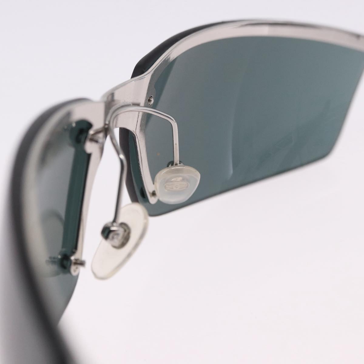 CHANEL Sunglasses metal Green CC Auth 192844M