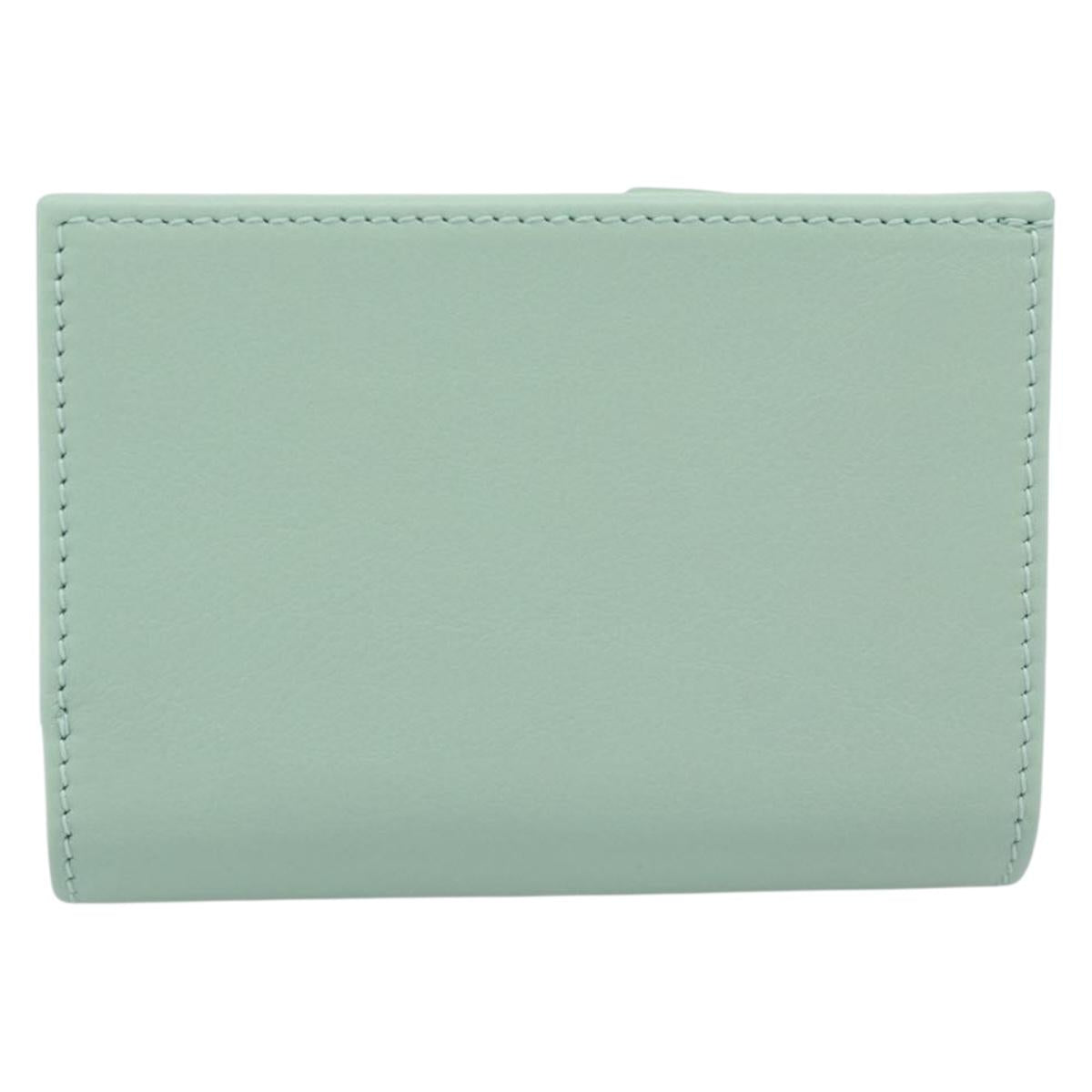 GUCCI Compact Wallet Bifold Wallet Leather Green 790063 Auth 192846M