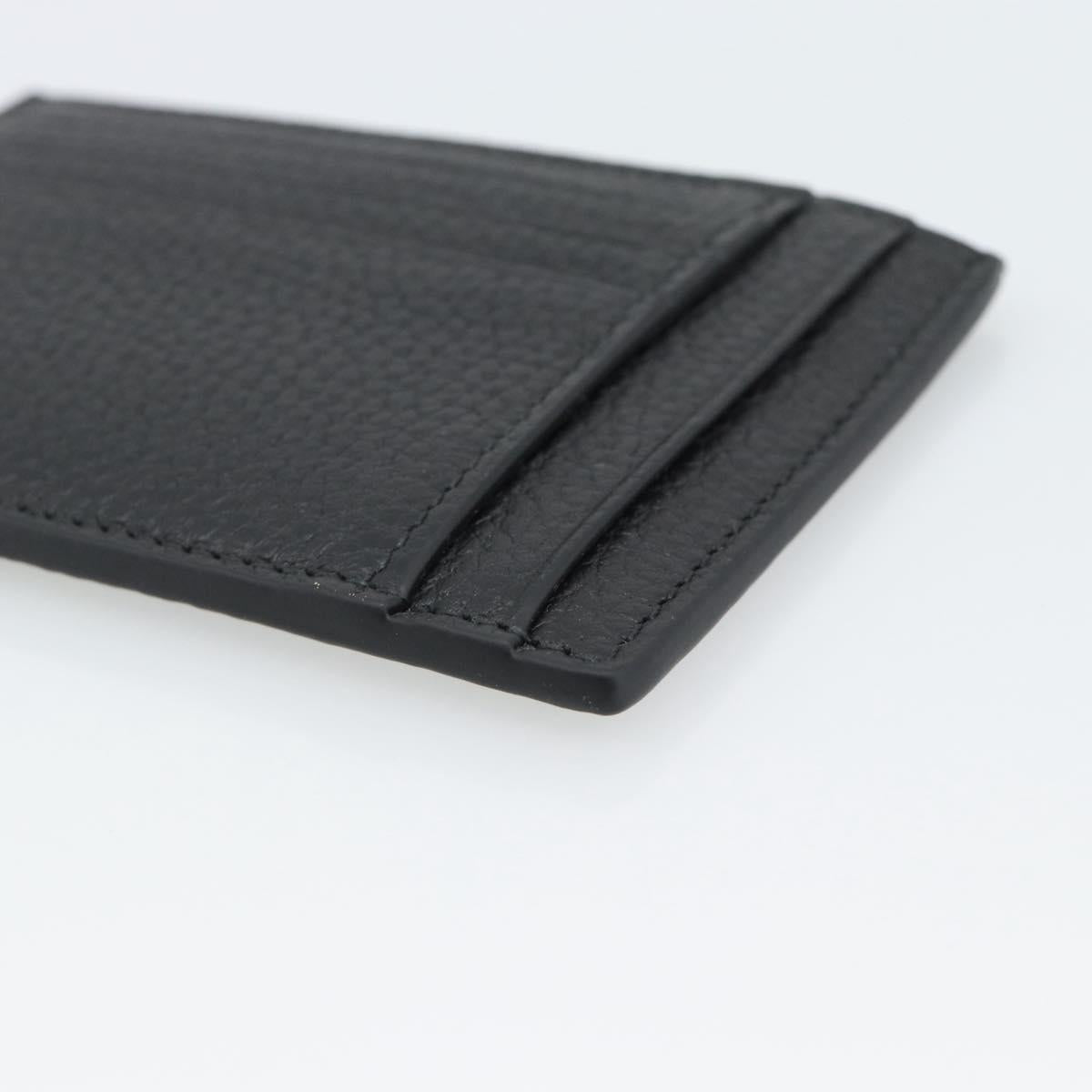 GUCCI GuccissimaGG Card Case Black 812681 Auth 192847M