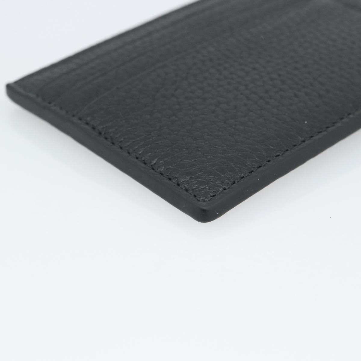 GUCCI GuccissimaGG Card Case Black 812681 Auth 192847M