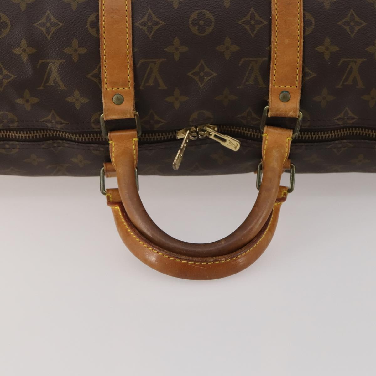 LOUIS VUITTON Monogram Keepall 50 Boston Bag M41426 LV Auth 192874