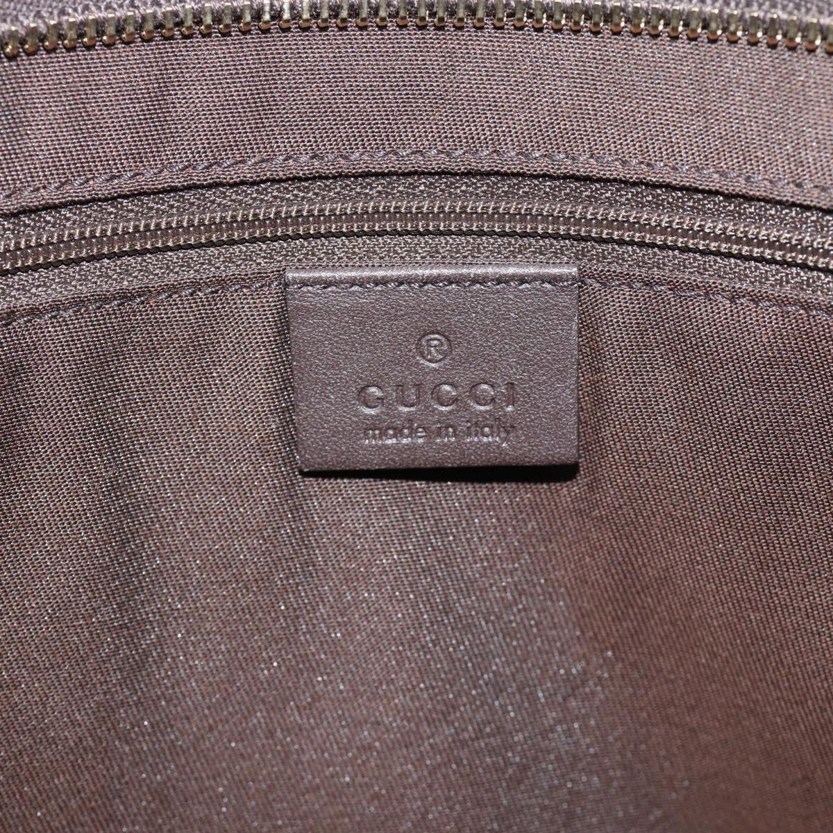 GUCCI GG Supreme Tote Bag PVC Leather Beige Gold Tone 388929 Auth 192875A