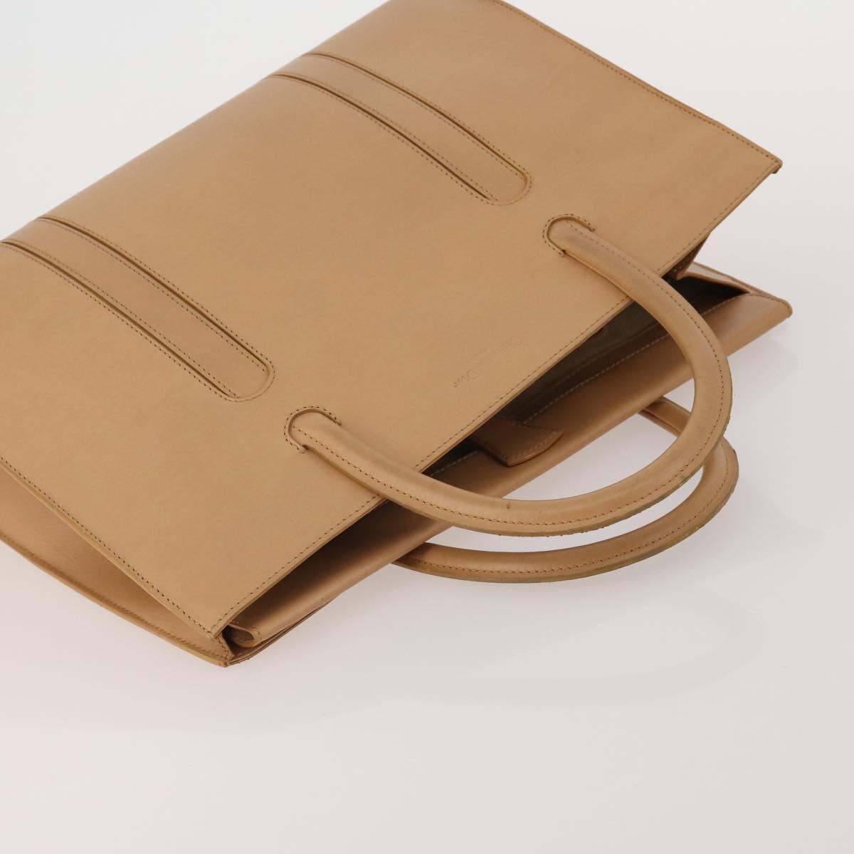 Christian Dior Shoulder Hand Bag Leather Suede 2 Set Beige Auth 192891