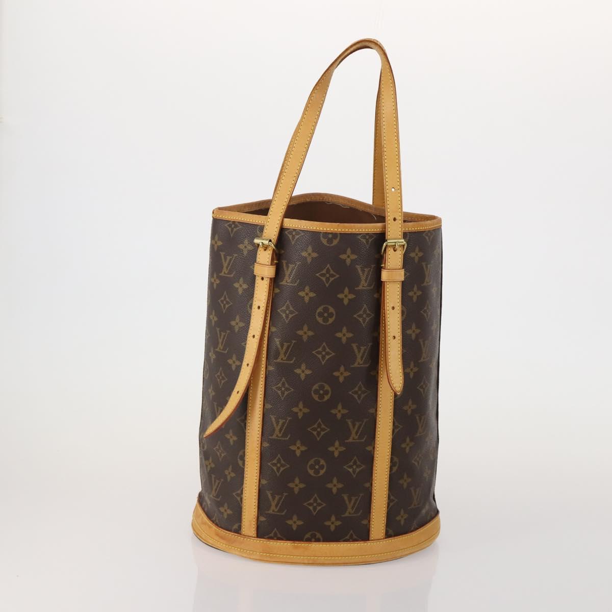 LOUIS VUITTON Monogram Bucket GM Tote Bag USA limited 2 Set LV Auth 192892