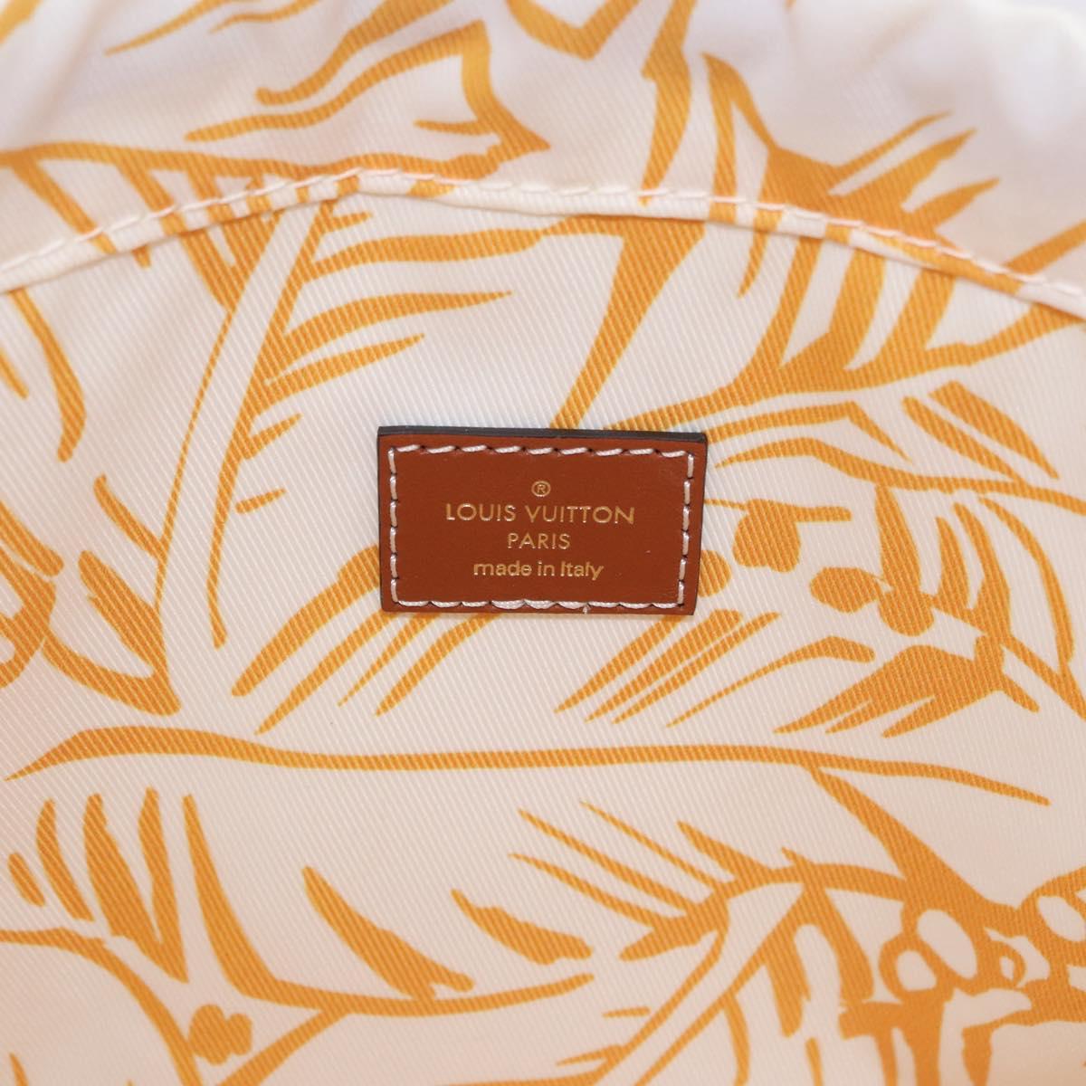 LOUIS VUITTON By The Pool On The Go MM Raffia Beige M24723 LV Auth 192900SAM