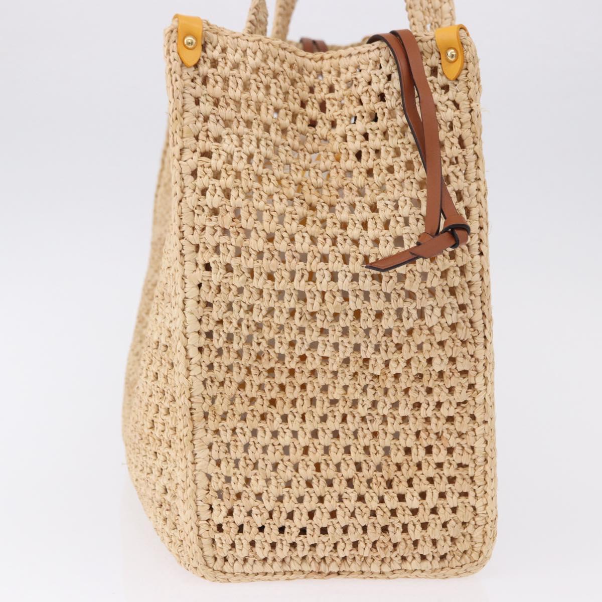 LOUIS VUITTON By The Pool On The Go MM Raffia Beige M24723 LV Auth 192900SAM