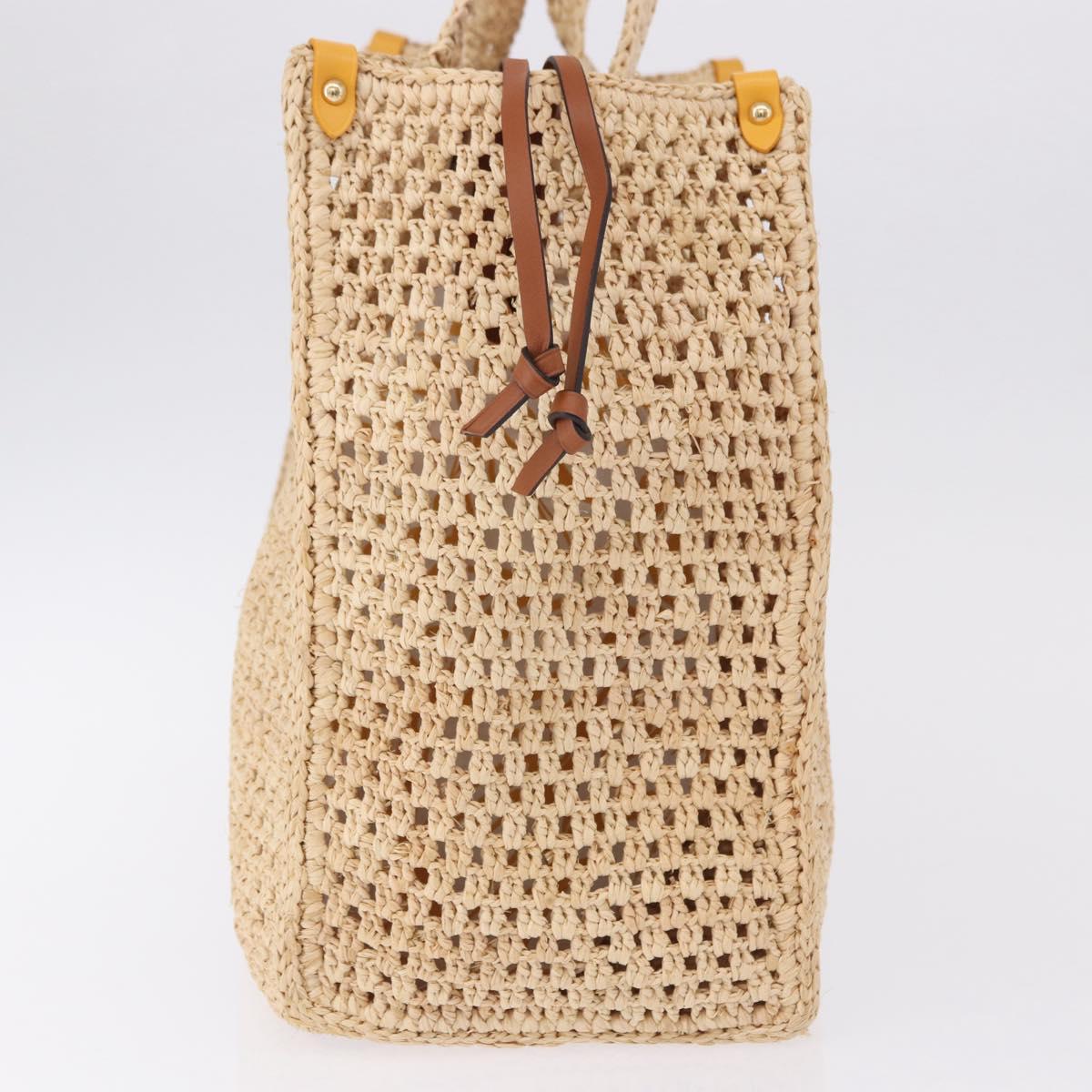 LOUIS VUITTON By The Pool On The Go MM Raffia Beige M24723 LV Auth 192900SAM