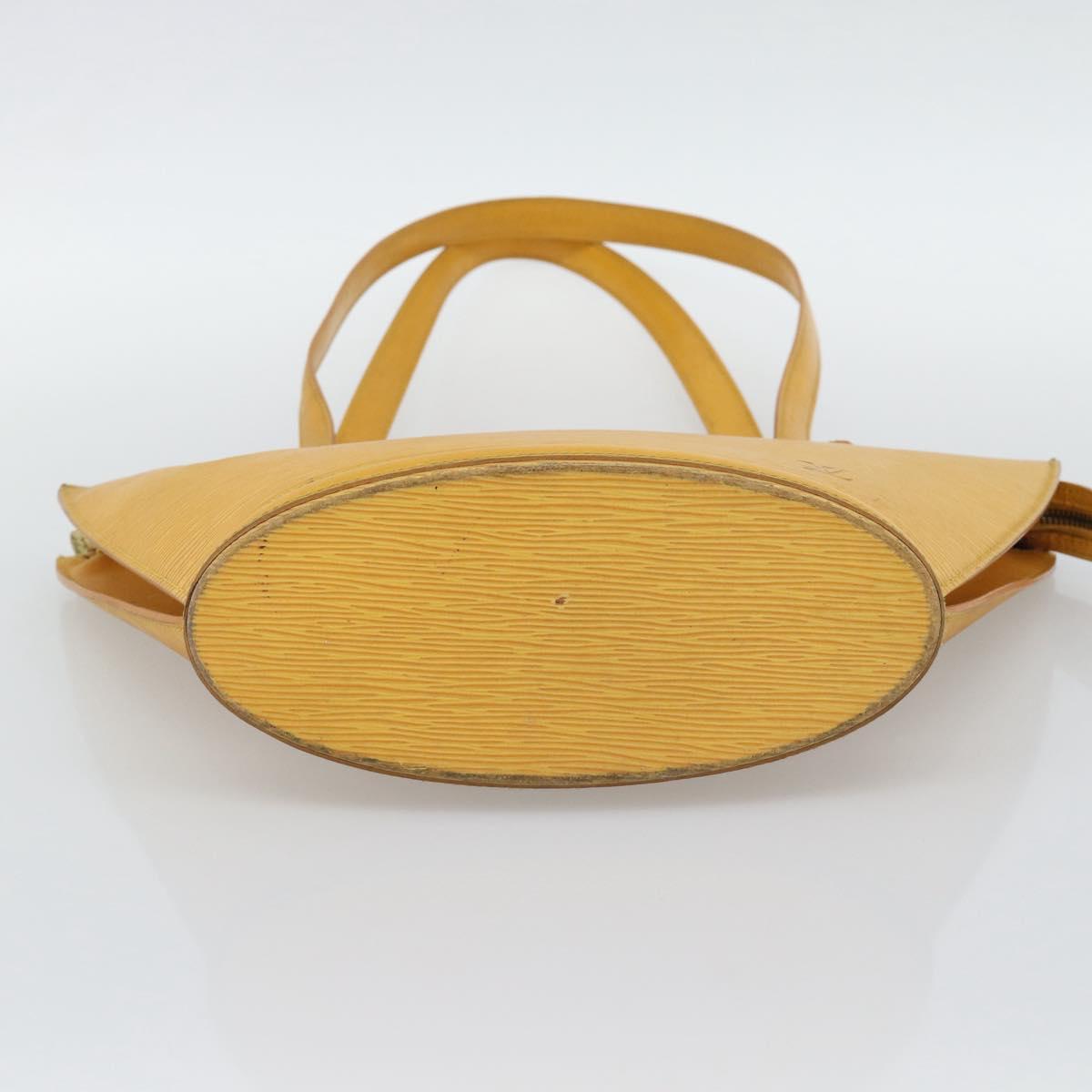 LOUIS VUITTON Epi Saint Jacques Powanie Long Shoulder Bag Yellow M52339 LV Auth 192901