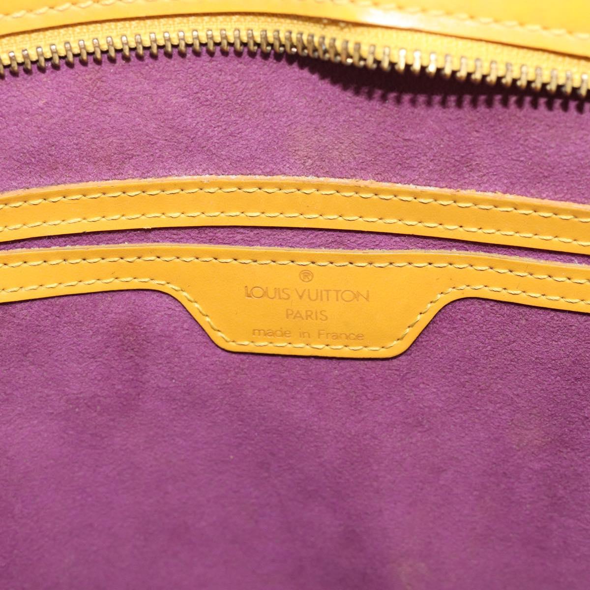 LOUIS VUITTON Epi Saint Jacques Powanie Long Shoulder Bag Yellow M52339 LV Auth 192901