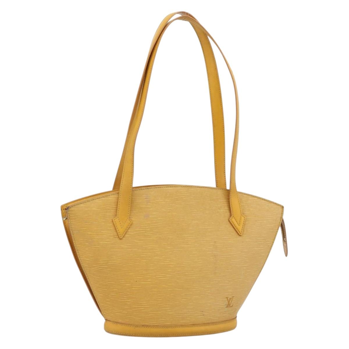 LOUIS VUITTON Epi Saint Jacques Powanie Long Shoulder Bag Yellow M52339 LV Auth 192901