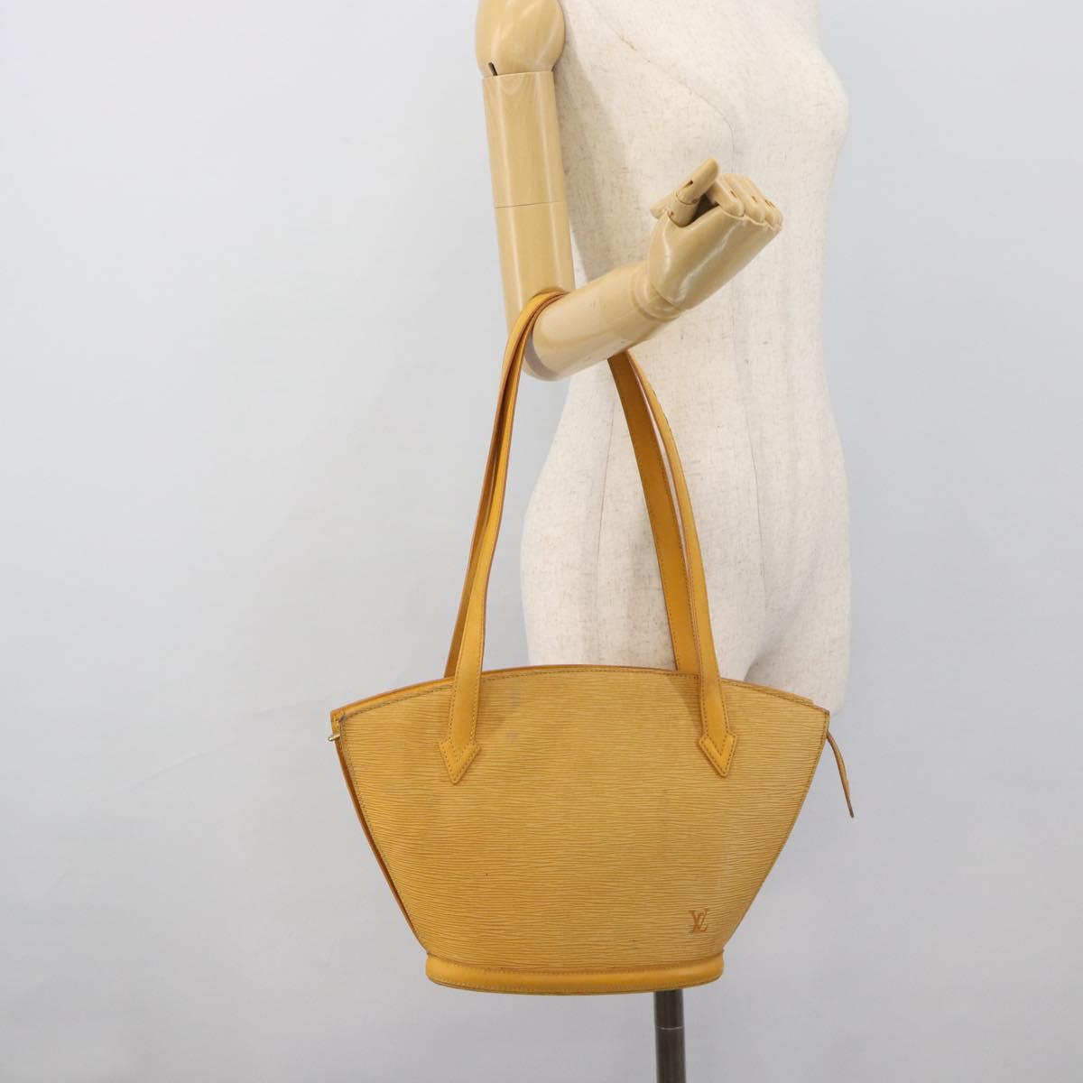 LOUIS VUITTON Epi Saint Jacques Powanie Long Shoulder Bag Yellow M52339 LV Auth 192901