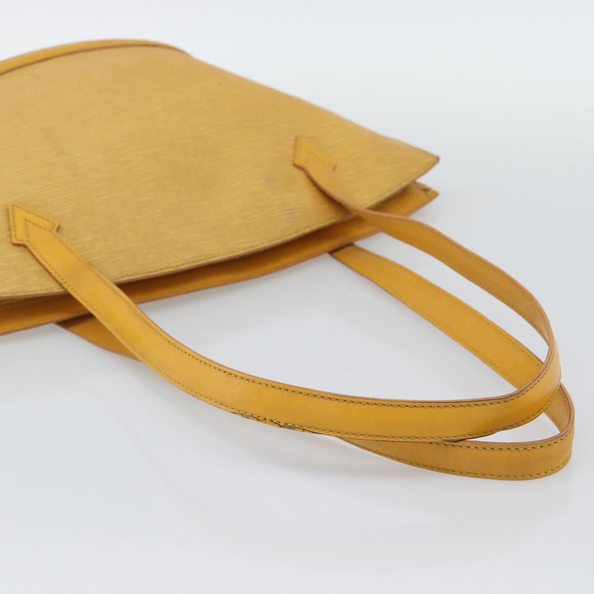 LOUIS VUITTON Epi Saint Jacques Powanie Long Shoulder Bag Yellow M52339 LV Auth 192901
