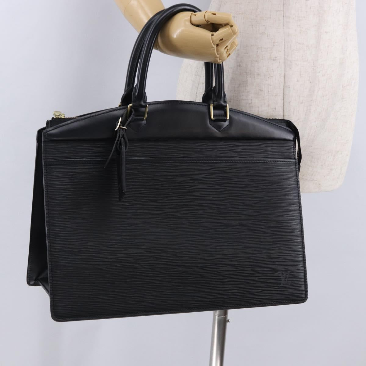 LOUIS VUITTON Epi Riviera Hand Bag Black M48182 LV Auth 192902