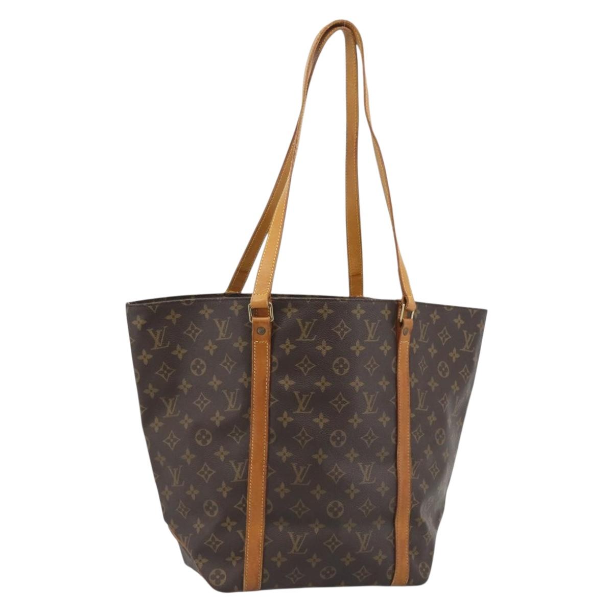 LOUIS VUITTON Monogram Sac Shopping Tote Bag M51108 LV Auth 192903