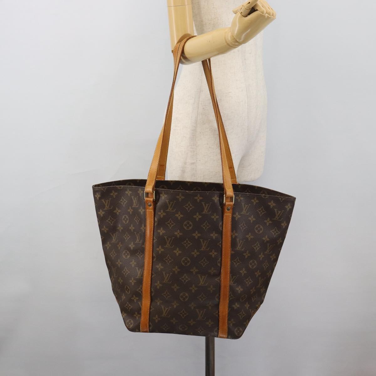 LOUIS VUITTON Monogram Sac Shopping Tote Bag M51108 LV Auth 192903
