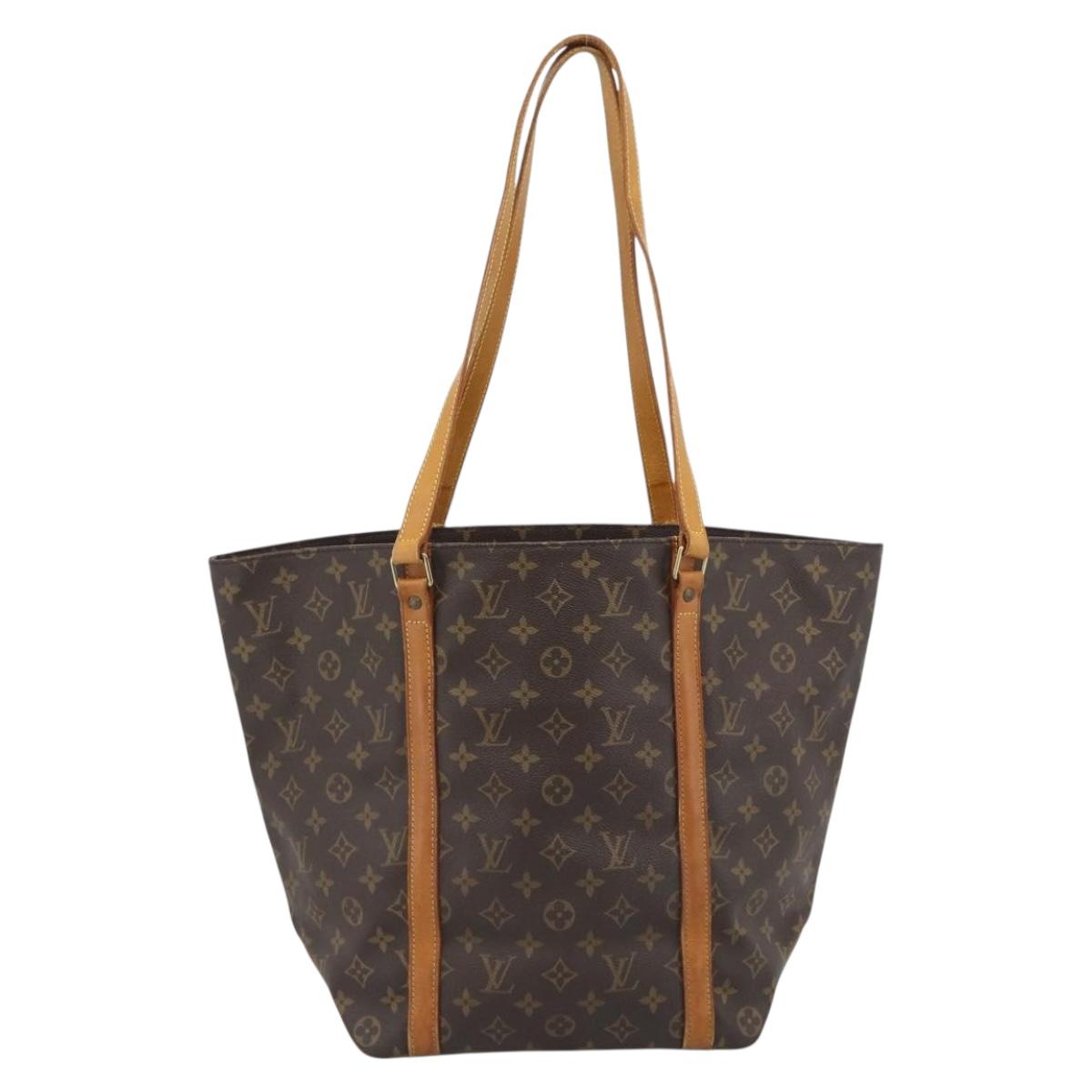 LOUIS VUITTON Monogram Sac Shopping Tote Bag M51108 LV Auth 192903