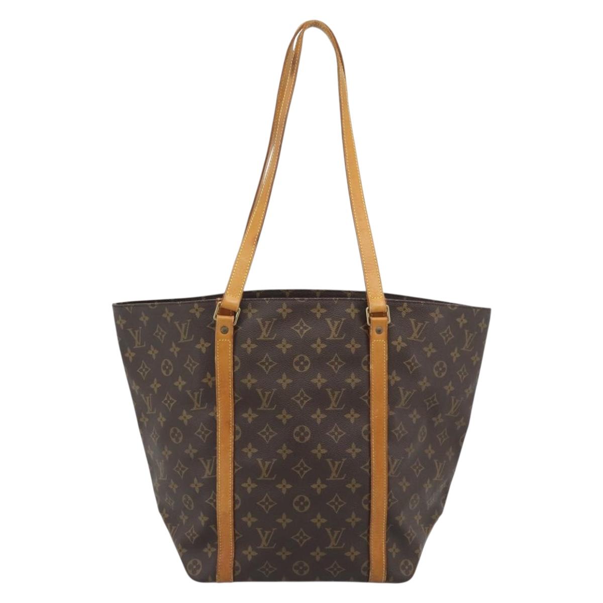 LOUIS VUITTON Monogram Sac Shopping Tote Bag M51108 LV Auth 192903