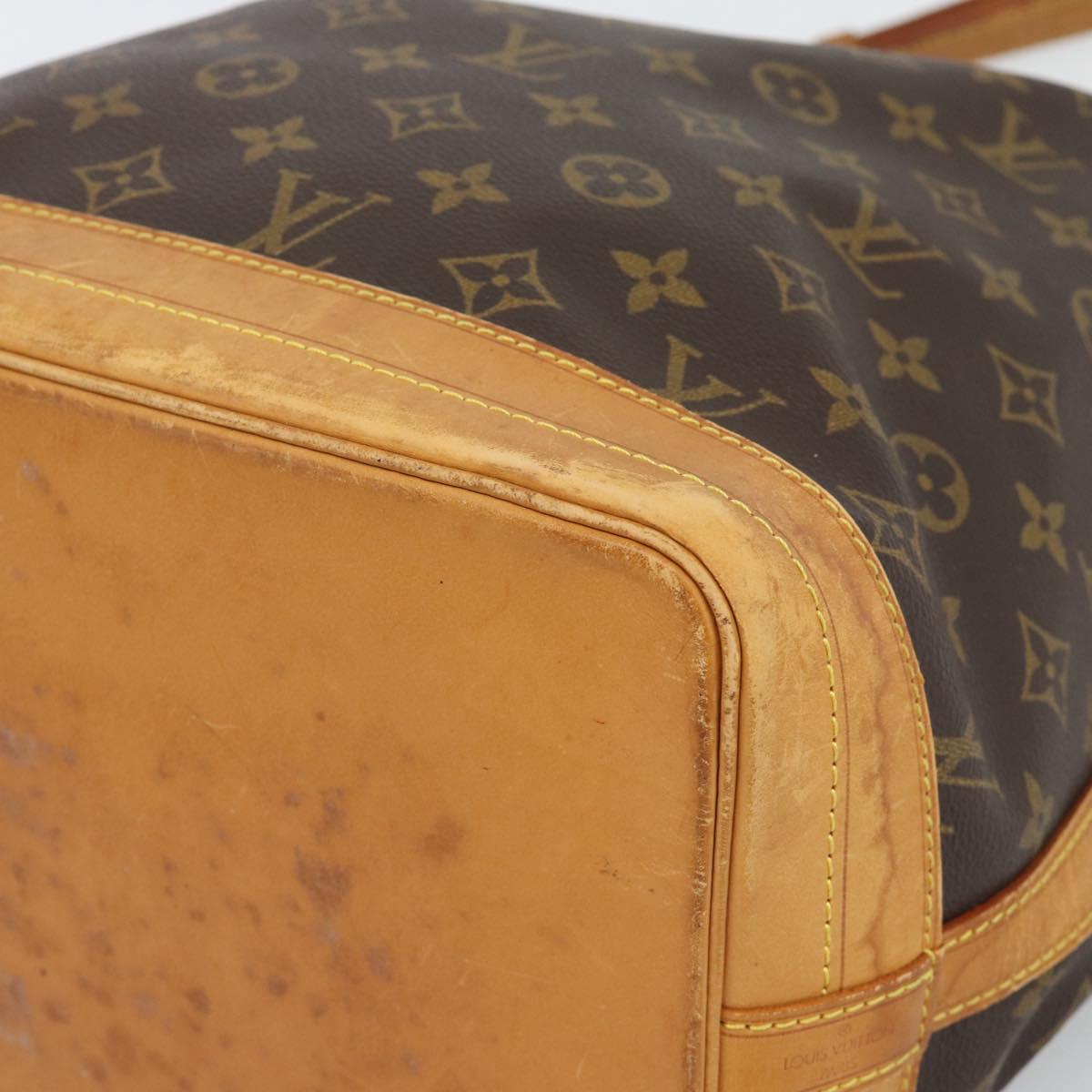 LOUIS VUITTON Monogram Noe Shoulder Bag M42224 LV Auth 192904